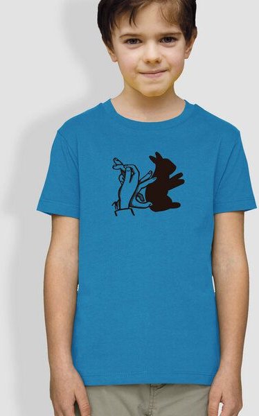 little kiwi Kinder T-Shirt, "Schattenhase"