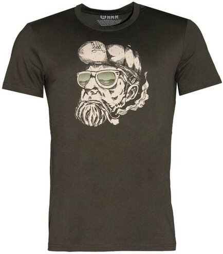 Thumbnail - FÄDD Herren T-Shirt Rundhals Bio-Baumwolle "Überlebens Hipster Hans" Khaki