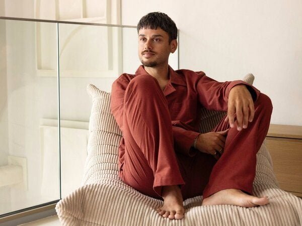 Yumeko Pyjamahose Herren Velvet Flanell