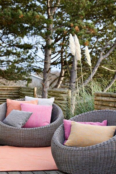 liv interior Recyceltes In-/Outdoor Kissen MELANGE