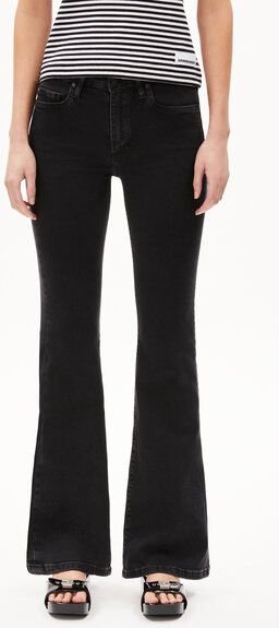 ARMEDANGELS ANAMAA X STRETCH - Damen Flared Leg Mid Waist aus Bio-Baumwoll Mix