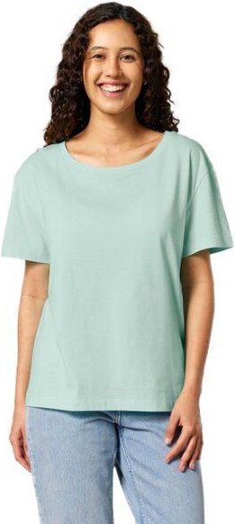YTWOO Damen-Scoop-Neck-T-Shirt aus Bio-Baumwolle