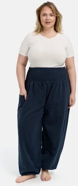 paigh Warme Loungewear Haremshose Dunkelblau