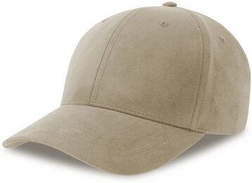 Atlantis Headwear Atlantis Cap Kappe Wildleder Imitat Baseballkappe aus recyceltem Polyester mit verstellbarem Metallver...