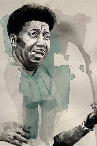 Photocircle Poster / Leinwandbild - Muddy Waters