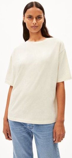 ARMEDANGELS GIANNAA DREAMY - Damen Heavyweight T-Shirt Oversized Fit aus Bio-Baumwoll Mix