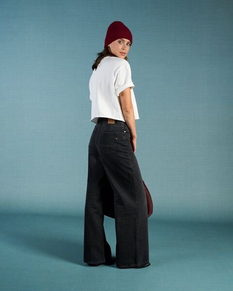 Kuyichi HARPER Loose Flare Jeans (smoky noir)