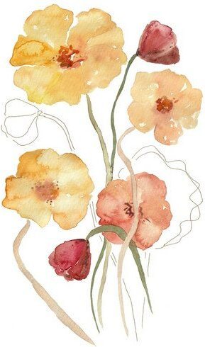 Photocircle Poster / Leinwandbild - Blumen Bouquet