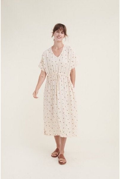 Thumbnail - Basic Apparel Kleid ANJO mit feinem Blätterprint