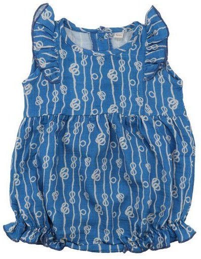 Nachhaltiger Walkiddy Kurzarm Body - Sailor's Knot Müsli Dunkelblau, Allergikerfreundlich & Umweltfreundlich – GOTS zert...