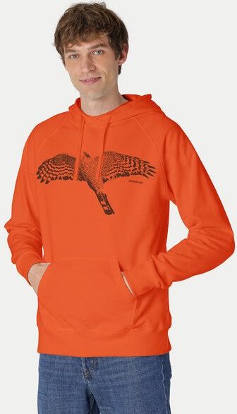 Peaces.bio - handbedruckte Biomode Bio-Herren-Kapuzensweater Sperber