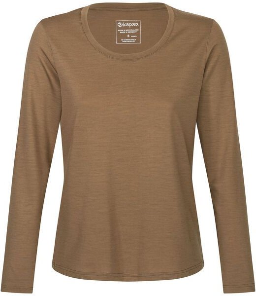 Kaipara - Merino Sportswear URBAN Merino Longsleeve Damen Regular 200 weiter Halsausschnitt