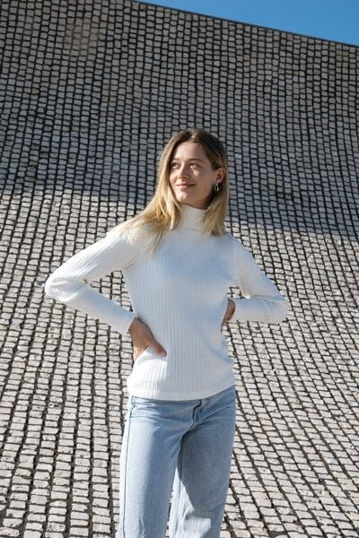 SOFO – Rib Longsleeve (Damen) aus Bio-Baumwolle (GOTS) von SALZWASSER