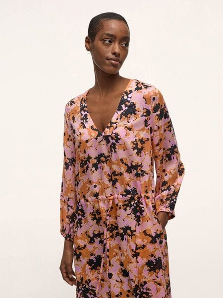 Thumbnail - LANIUS Maxikleid Print Powerful Bloom aus TENCEL