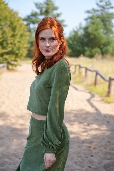 Vivien Joy Crop Cordpullover - Marleen Crop Pulli