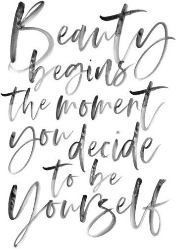 Photocircle Poster / Leinwandbild - Be Yourself No5