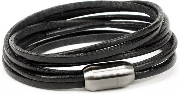 Simaru Echtleder- /Wickelarmband für Damen & Herren mit Magnetverschluss