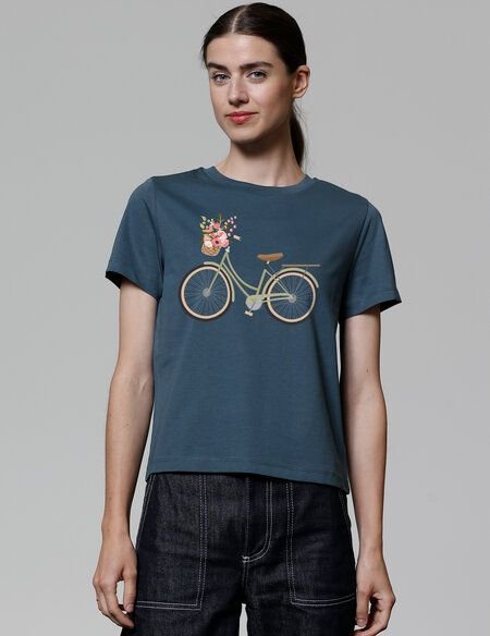 watapparel T-Shirt Frauen Damenfahrrad