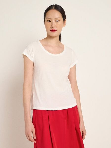 LANIUS Kurzarmshirt aus Bio-Baumwolle