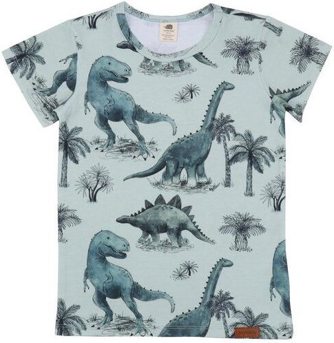 Baby T-Shirt Bio Baumwolle Grün - Walkiddy Dinosaurland - Nachhaltig & Allergikerfreundlich - 95% Bio-Baumwolle - Umwelt...