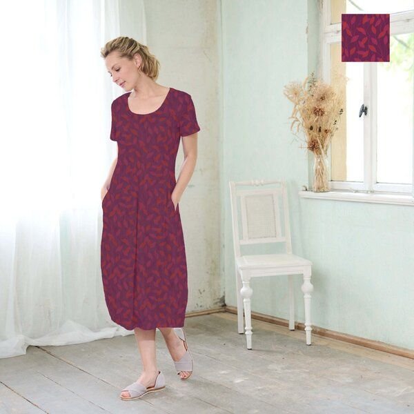 CON_STANT Ballonkleid mit Taschen 100% Baumwolle (kbA)