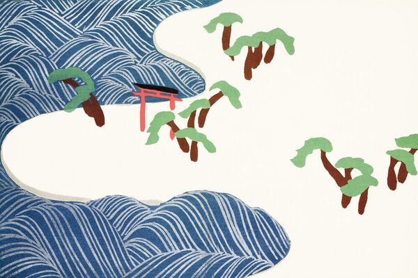 Photocircle Poster / Leinwandbild - Meereswellen aus Momoyogusa