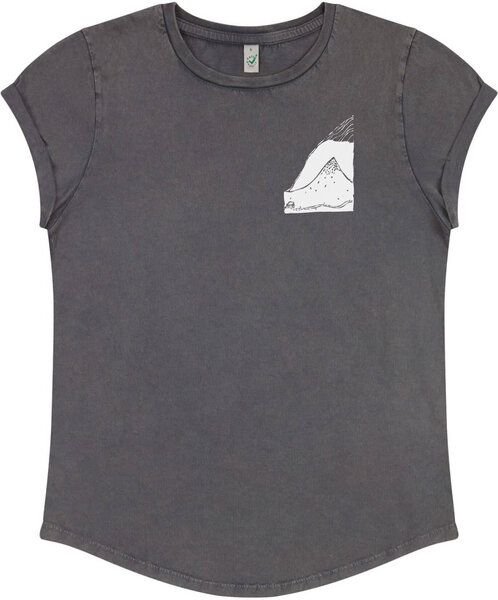 ilovemixtapes Berge Wanderlust Frauen T-Shirt aus Biobaumwolle