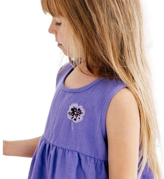 Walkiddy Royal Lavender-Sleeveless Dress