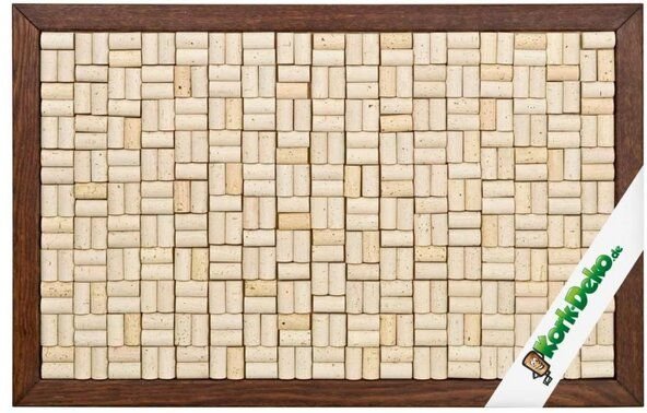 Kork-Deko Pinnwand mit oder ohne Rahmen (zwei Farben) - neue / gebrauchte Korken