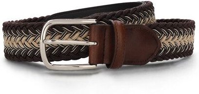 Nae Vegan Shoes NAE Aran Brown Veganer Herren Flechtgürtel