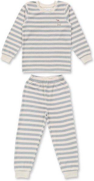 Sense Organics & friends in cooperation with GARY MASH Kinder Frottee Schlafanzug Ringel aus Biobaumwolle