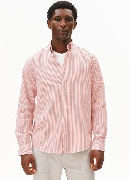 ARMEDANGELS QUAASA STRIPE Herren Hemd aus Bio-Baumwolle