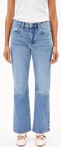 ARMEDANGELS VELAARI Damen Flared Jeans Bio-Baumwoll Mix Comfort Stretch