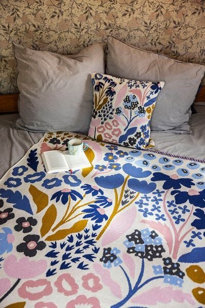 TRANQUILLO Strickdecke LILAE FLEUR GOTS zertifiziert (BS875)