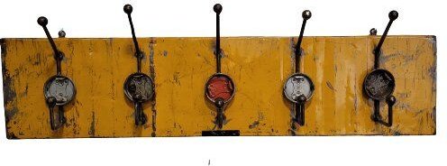 Moogoo Creative Africa Garderobe -5 Haken- recycelte Ölfässer - Post-Oil Upcycling