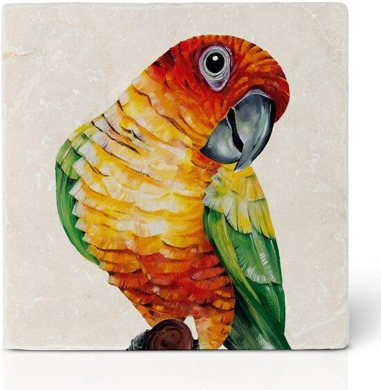 LIGARTI Fliesenuntersetzer – Sonnensittich