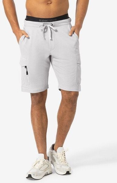 super.natural kurze Jogginghose CARGO BIO SHORTS für Herren, nachhaltig, Merino