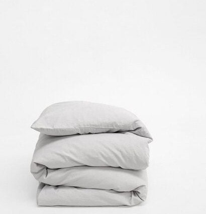 erlich textil Cotton Linen Select Bettdeckenbezug aus Bio-Baumwolle, Leinen Mix, made in Europe