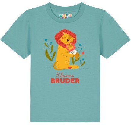 watabout.kids T-Shirt Kinder Löwen Kleiner Bruder