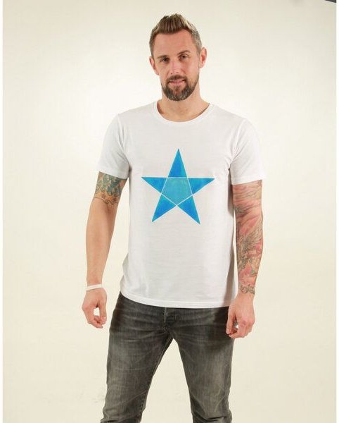 Thumbnail - NATIVE SOULS T-Shirt Herren - Origami Star