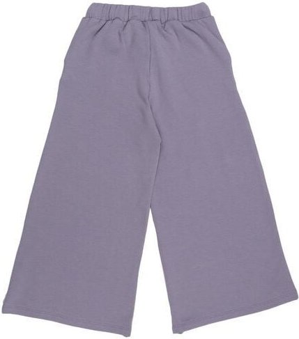 Kinderhose weit GOTS zertifiziert, Bio-Baumwolle, lila, weich, bequemer Bund mit Kordel, Alltag – Walkiddy