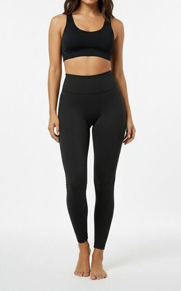 Yoga Hero Yoga Leggings Scrunch Schwarz ecoNYL