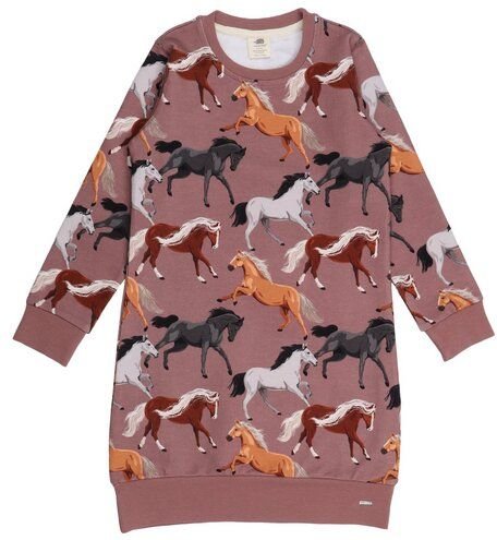 Walkiddy Bio-Baumwoll-Sportdress 'Majestic Horses' Pink - Fair Trade, Nachhaltig & Hautfreundlich – GOTS zertifiziert