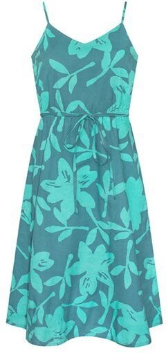 Global Mamas Bio Sommerkleid - SUNSET - Sea Glass