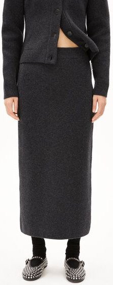 ARMEDANGELS MAALVO WOOL - Damen Strickrock Slim Fit aus Bio-Woll Mix