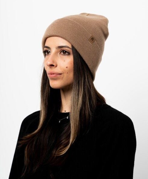 Kopyto WOLF - Glatte Zweilagige Beanie Mütze aus 100% RWS-Merinowolle