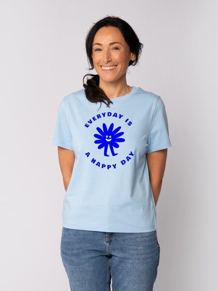 watapparel T-Shirt Frauen Everyday is a happy day