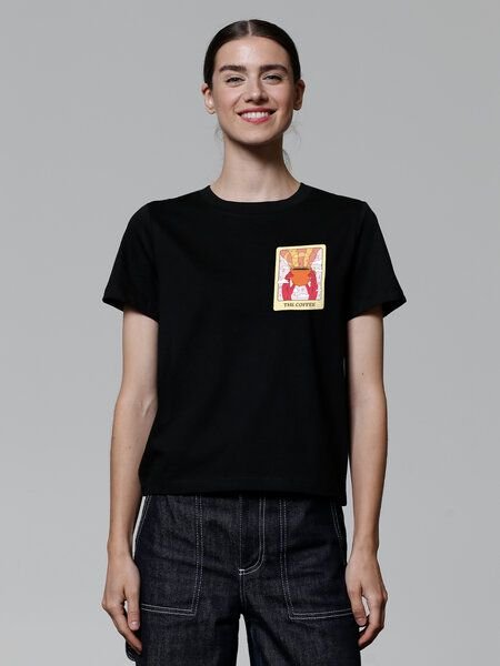 watapparel T-Shirt Frauen Tarot The Coffee
