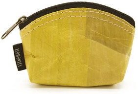 ECOMONKEY® Kleines Münzportemonnaie aus Bananenblättern