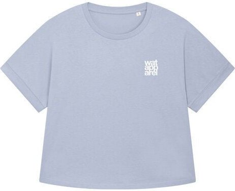 watapparel Oversize T-Shirt Frauen Basic Collider